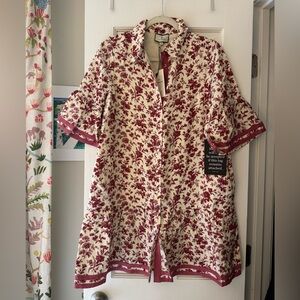 NWT Tuckernuck Pomegranate Bloom Rowe Dress (S)
